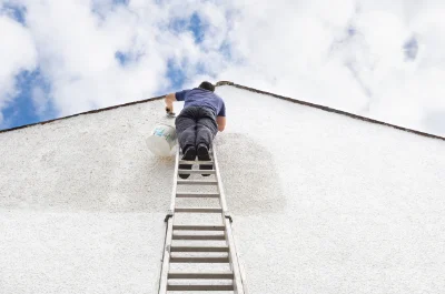 Peinture extérieure à Gerberoy — façades et ravalement
